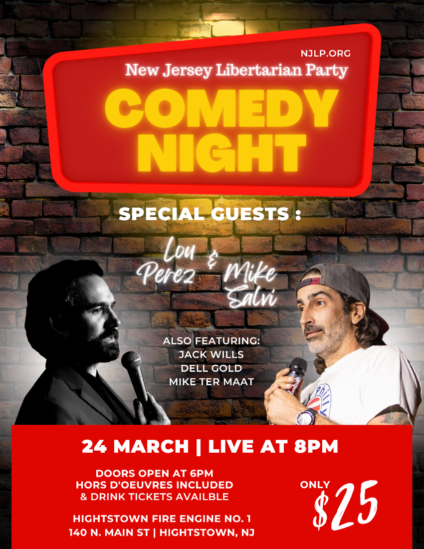 NJLP Comedy Night Flyer